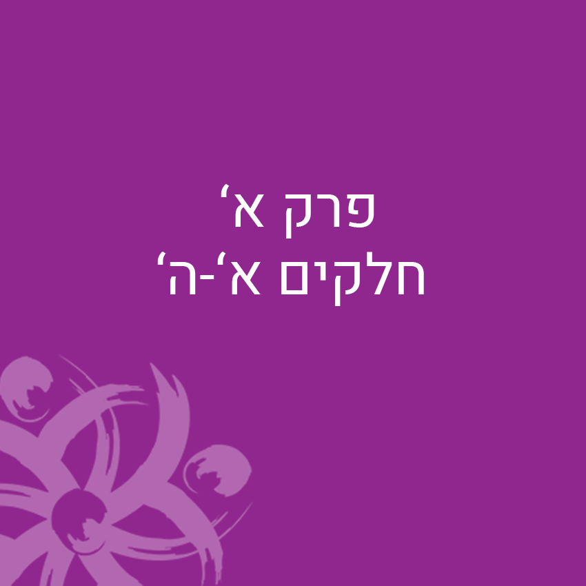 פרק א